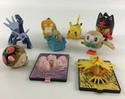 Pokemon Burger King 9pc Figure Topper Toy Lot Vintage Pikachu