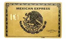 Mexican Express With Blackhawk Debit/Credit Card Cover Sticker