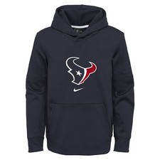 Nike NFL Football Youth Houston Texans Circuit Logo Essential Pullover Hoodie