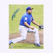 Carlos Zambrano 11x14 & Jorge Soler 16x20 Autographed Photos Beckett BAS COA!