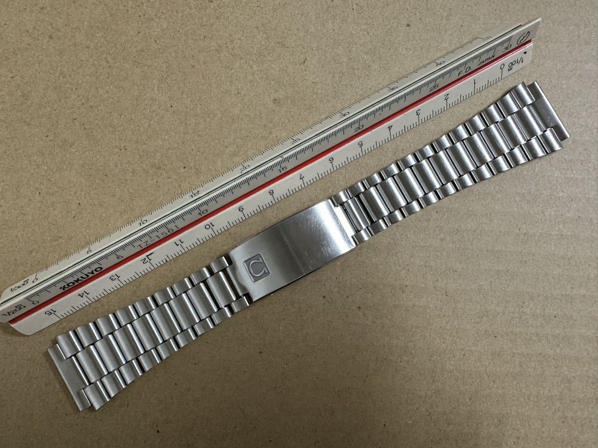 オメガ 金属ベルト 022 ST 1162 173 20mm 新品 Genuine OMEGA SS bracelet 1162/173 for lug width 20mm