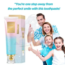 FLUORIDE FREE Niacinamide Whitening Toothpaste Plaque Removal 4.23oz