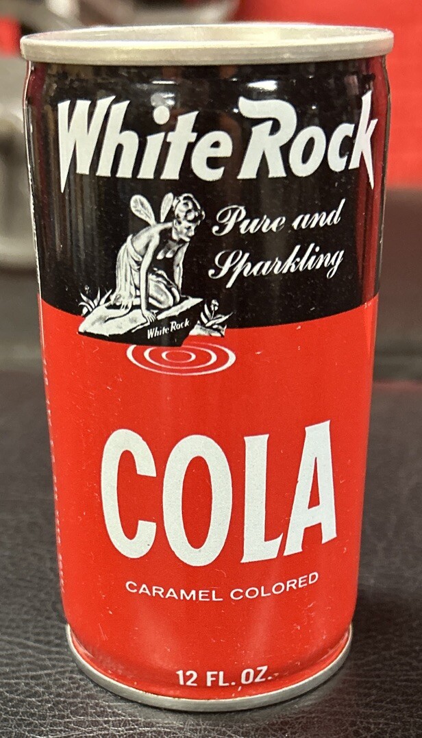 Vintage White Rock Cola T-Shirt “Psyche Goddess” 12 Oz. Empty