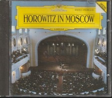 Horowitz in Moscow Vladimir Horowitz CD 1986 Deutsche Grammophon