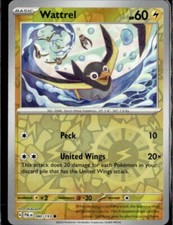 2023 Scarlet & Violet Paldea Evolved Wattrel 80/193 Reverse Holo