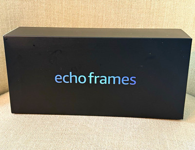 Amazon Echo Frames 3rd Gen Wide Charcoal Gray Blue Light Glasses ZE8TAH Open Box