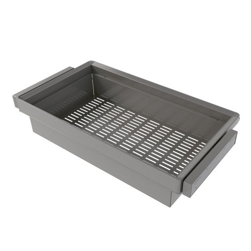 Panier métallique Quartz pour armoire : rack ajustable titane anti-désordre