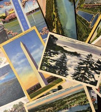 20 Vintage Linen Postcards 1930s 1950s Mixed ...