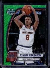 Ashton Hardaway 2024-25 Bowman University Chrome #93 Green Shimmer