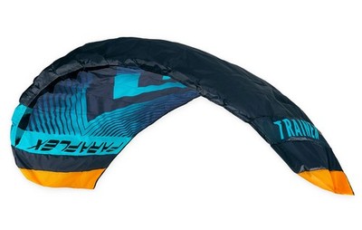 Wolkenstürmer Lenkmatte Paraflex Trainer 2.3 (schwarz-türkis) mit Trainerbar