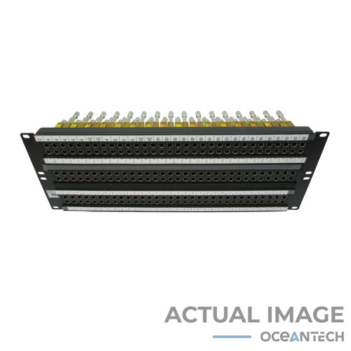 ADC PPE4632-MVJ-BK 2x32 Triple 3G/HD Patchbay w/MVJ-3 Jacks