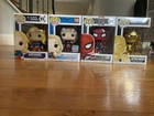New Funko Pop Supergirl, Spider-Man And Captain America Lot