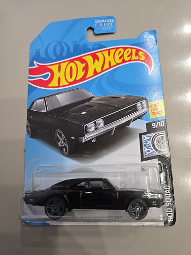 Hot Wheels - Rod Squad - ‘69 Dodge Charger 500 - Black 9/10