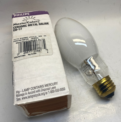 PHILIPS 70 Watt ED17 MasterColor Ceramic Metal Halide Bulb - White Finish - E26