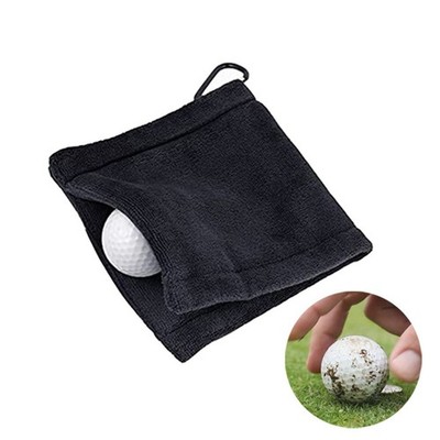 Tragbares Golfhandtuch für die Reinigung auf dem Platz Halten Sie Ihre Schläger in Topform
