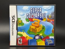 Super Collapse 3 Nintendo DS  CASE  MANUAL ONLY - NO GAME 