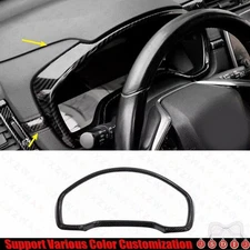 For Honda CRV 2017-2022 ABS Carbon Fiber Central Console Dashboard Panel Trim 1*