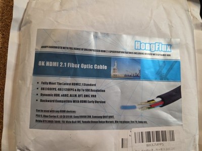 C7) 8K HDMI 2.1 Fiber Optic 48 GBS- 15ft NEW