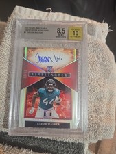 2022 impeccable Travon Walker Firestarter Auto RC 12/50 Beckett 10 Auto Jaguars