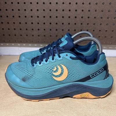 Topo Ultraventure 3 Women s Teal Orange Sneakers Shoes Size 7.5