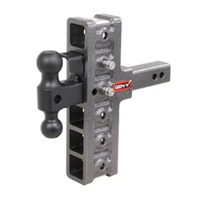 Gen-Y GH-226 Mega Duty 7.5" Offset Drop 2" Receiver Hitch w/ Ball Mount & Pintle