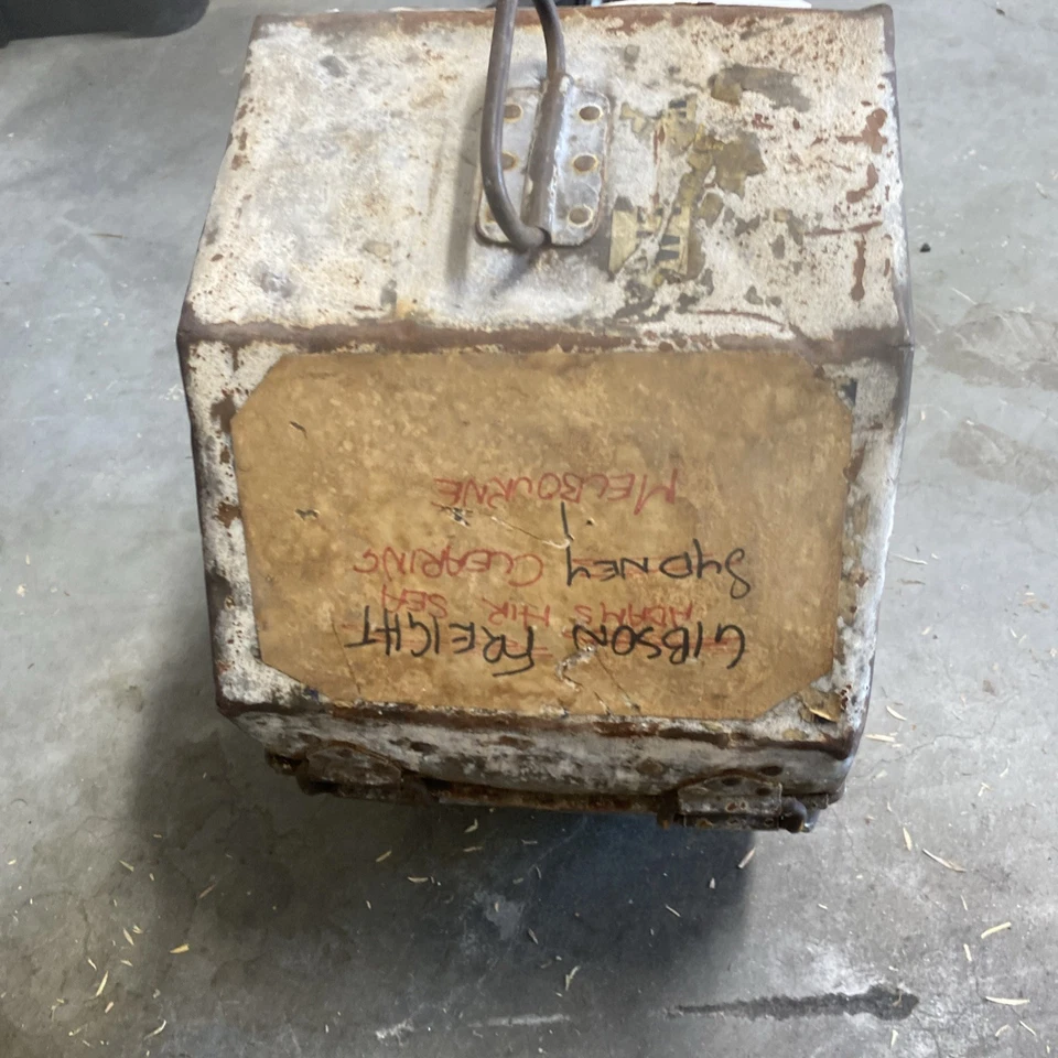 Cinema metal steel Film Canisters 35mm original Film Reel motion Holds 5 spools - image 4 of 4