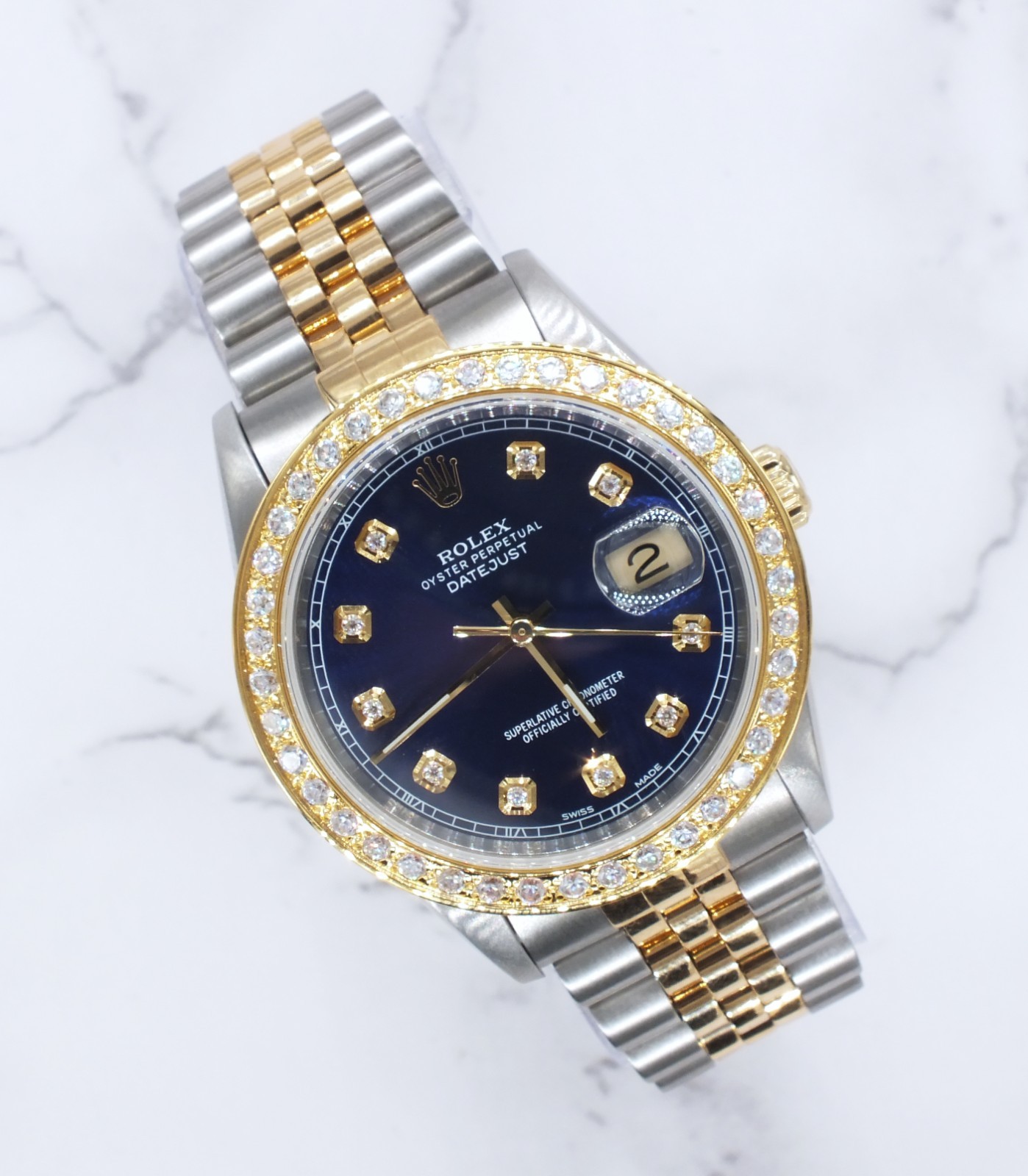 Rolex Datejust with Blue and Bezel
