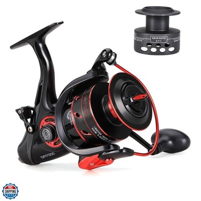 Carp Spinning Reel Carbon Fiber Drag for Fishing Action Bait Feeder Standard ...