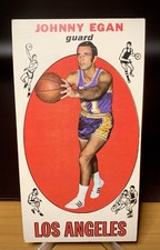 1969-70 Topps Johnny Egan #16 LA Lakers Rookie VGEX Tall Vintage *Wrinkle