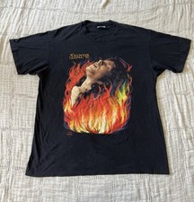 Jim Morrison the Doors 1990s Vintage T-Shirt Light My Fire, XL Distressed
