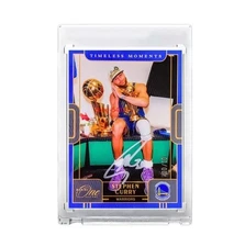 Superstar Logoman Stephen Curry Autographs Signed Star Card