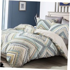 Comforter Size, 600 Thread Count Golden Yellow Dark Queen Teal Geometric