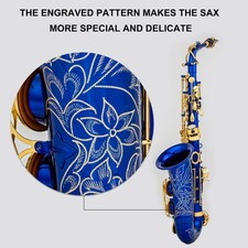 Eb Alto Saxophone Brass E Flat Sax 802 Key Type Woodwind Instrument With KIAE