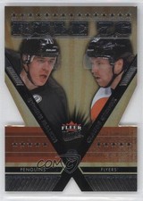 2014-15 Fleer Ultra Rule 76 Evgeni Malkin Claude Giroux #FO-4 t3w