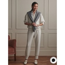 Varley DoubleSoft Slim Cuff Pant in Ivory Marl Size Small