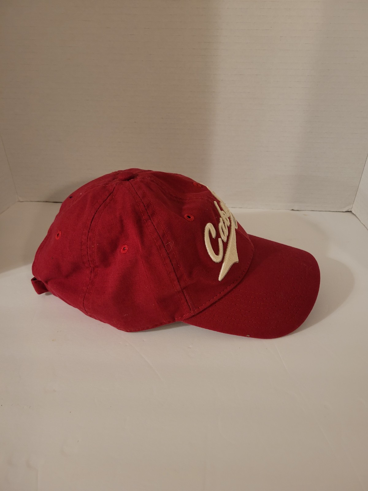Cabela's Burgundy Solid Baseball Cap One Size Fit… - image 2