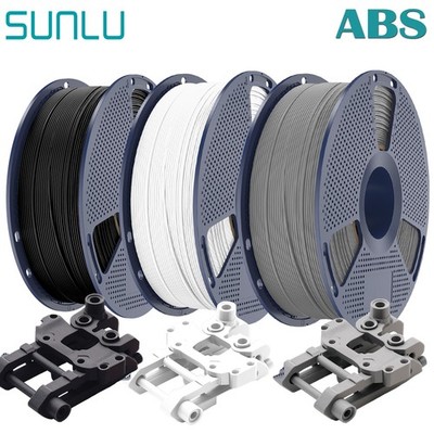SUNLU 1/2/5/10KG ABS 3D Drucker Filament 1.75mm ABS Filament 1KG/Roll Schwarz