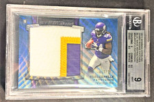 2013 Bowman Sterling #BSJRP-CP C. Patterson Jumbo Rookie Patches Blue Ref. #/171