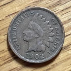 1902 Indian Head Cent Copper Wheat Philadelphia Penny VF ? Semi-Key 87.4 Mil