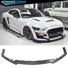 Replacement Front Lip For 15-17 Ford Mustang Gt500 Style Front Bumper Cover - Pp Replacement Front Lip For 15-17 Ford Mustang Gt500 Style Front Bumper Cover - Pp