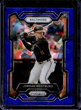 2024 Panini Prizm Jordan Westburg RC Blue Ice Rookie #52 Orioles