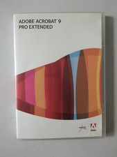 Adobe Acrobat 9 Pro Extended with Serial Number Untested