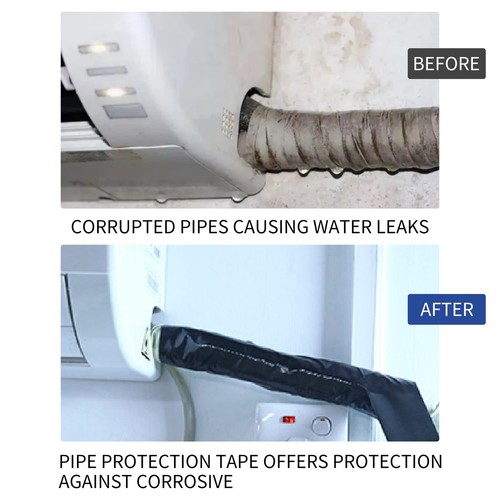 Corrosion Protection Pipe Tape, Wrap Pipe Tape for Drain Pipe, Metal Electric... - Picture 4 of 9