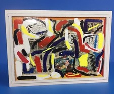 🌈 ARTURO CARMASSI ( 1925 -2015🇮🇹 ) Tecnica mista collage 110x80 cm del 1998