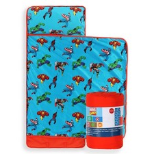 Kids Nap Mat with Pillow Blanket   46x20 Microfiber Sleeping Bag for Travel