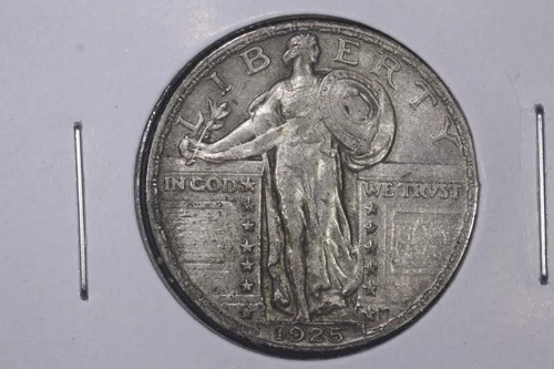 1925 Standing Liberty Quarter,  Choice Toned AU