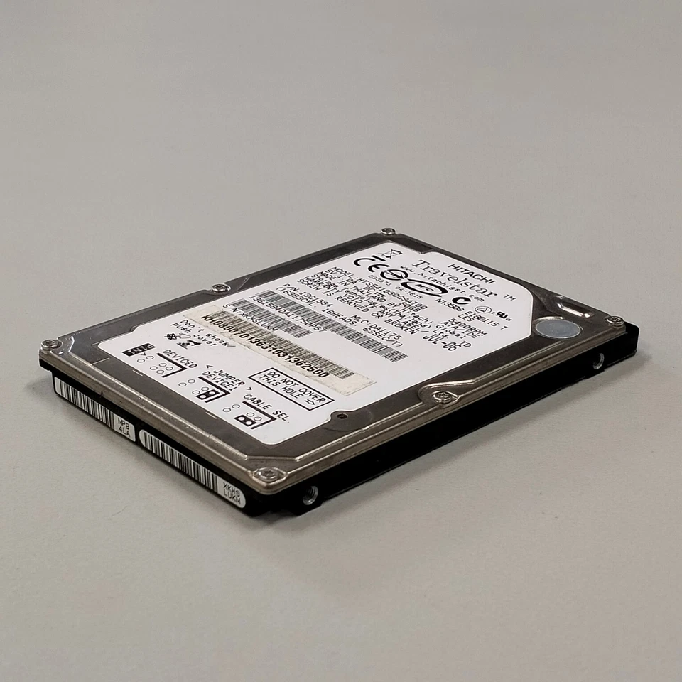 Hitachi Travelstar 80GB 2.5" 5400RPM IDE ATA-100 8MB HDD HTS541080G9AT00 13G1584 - Image 2 of 4