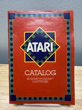 Atari Video Computer System Catalog 1981 45 Game Program CO16725-Rev D