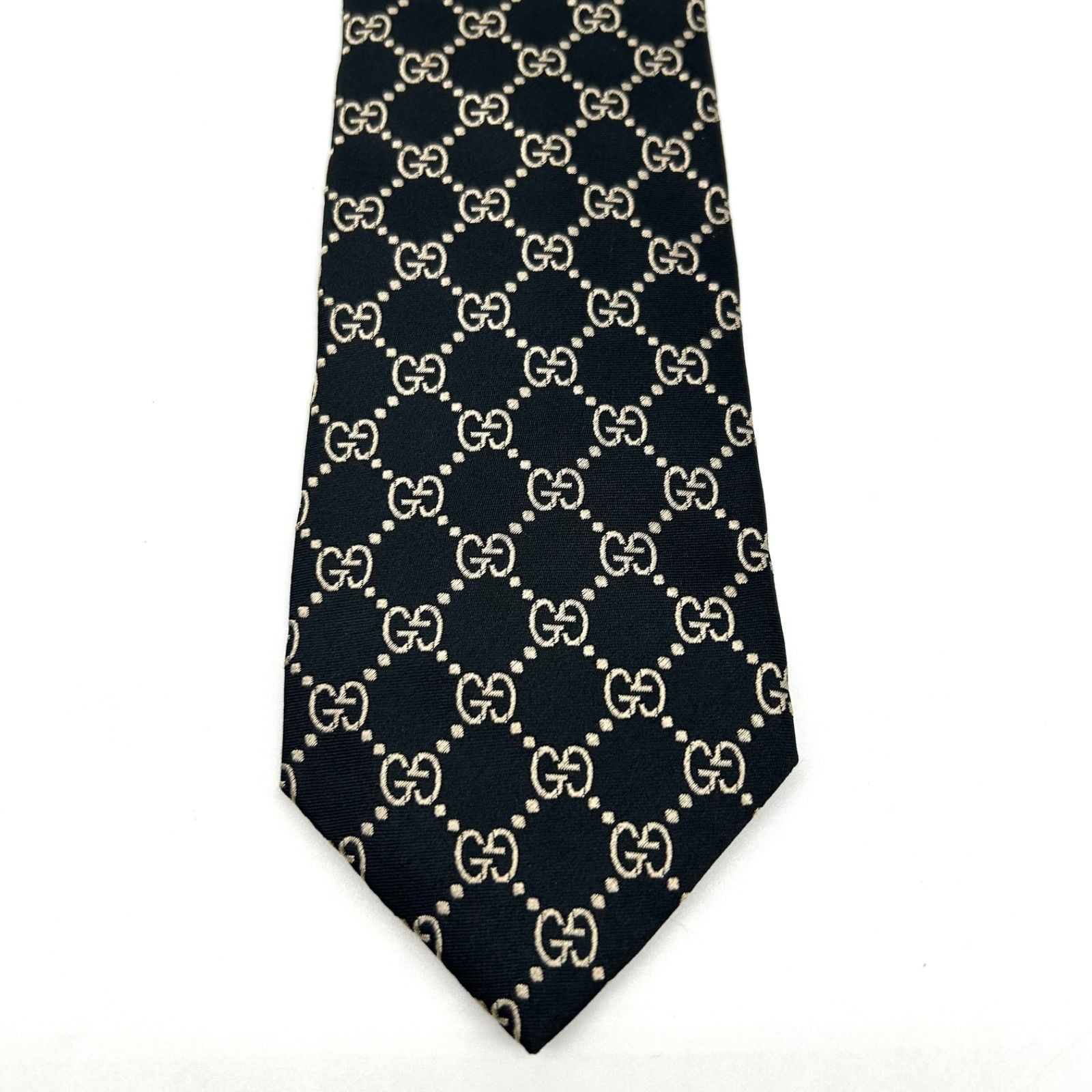 Gucci GG Pattern Interlocking Necktie Black Luxur… - image 2