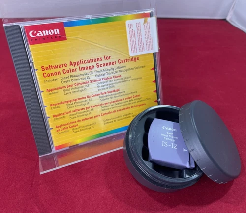 Non Testé Canon IS-12 Scanner Cartouche & CD pour Certains Jet Imprimantes